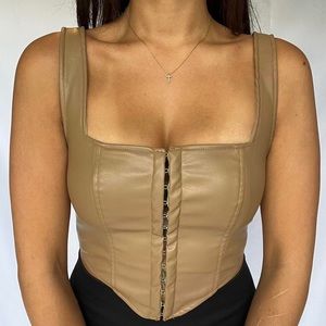 PRINCESS POLLY corset top🤎